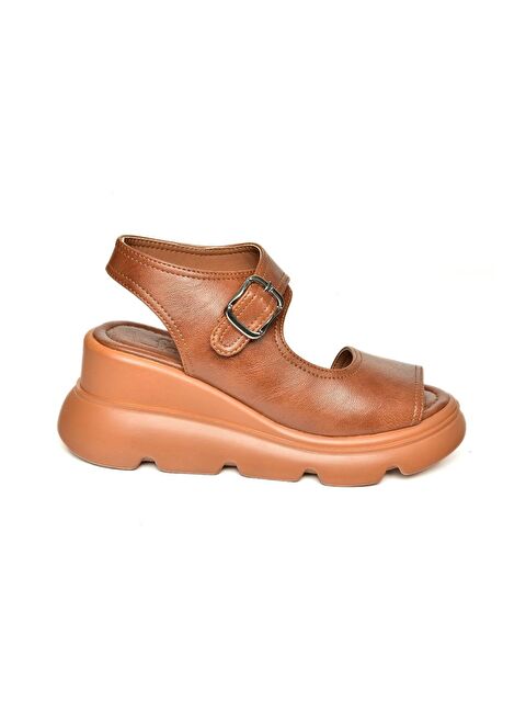 Fox Shoes U3122522 Taba Kadın Sandalet - S000356354-14955