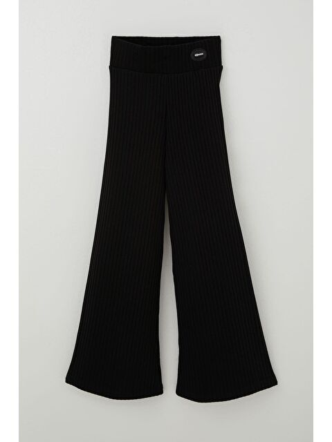 Breeze Kız Çocuk Pantolon Arma Aksesuar Detaylı Siyah (7-12 Yaş) - S000493751-19351