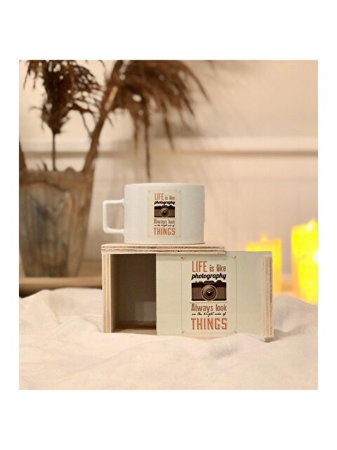 Bam Hediyelik Eşya Lıfe Is Like Tasarımlı Kutulu Kupa - S000290098-23173
