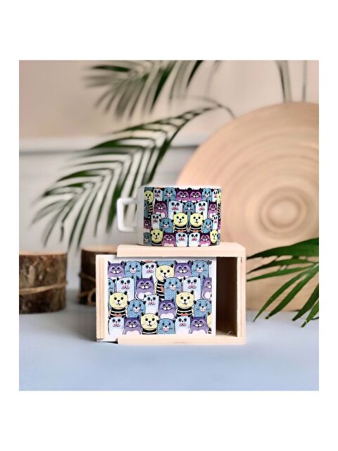 Bam Hediyelik Eşya Kedi Tasarımı Kutulu Kupa - S000290100-23173