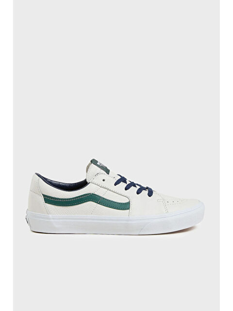Vans SK8-Low Deri Logolu Sneaker Ayakkabı VN0009QRWTM1 - S000380656-37276