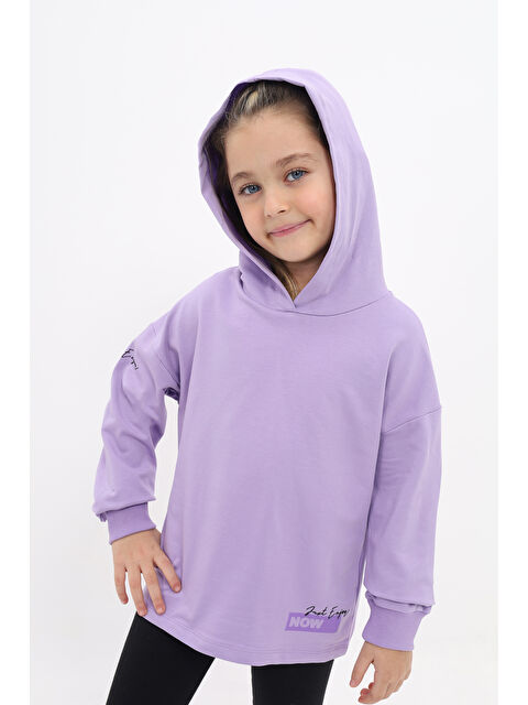 Toontoykids Kız Çocuk Baskılı Sweatshirt