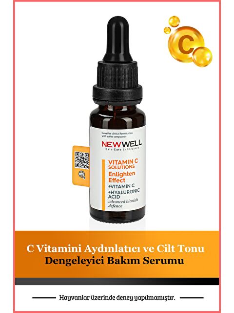New Well C Vitamini Aydınlatıcı ve Cilt Tonu Dengeleyici Bakım Serumu 20 ML - S000504183-26865