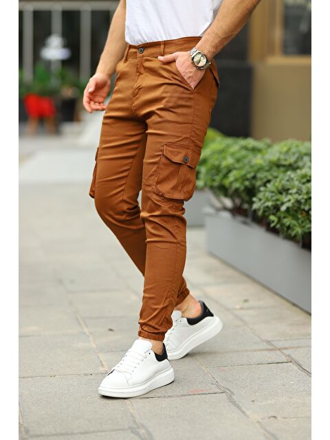 Comstar Bel Kemerli Körüklü Jogger Paça Lastikli Erkek Pantolon - S000308080-4557