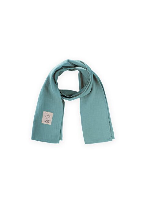 CİGİT Çocuk Fular 25X140 Cm Turkuaz - S000490865-20055