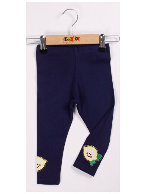 Toontoykids Kız Bebe Garni Nakışlı Tayt