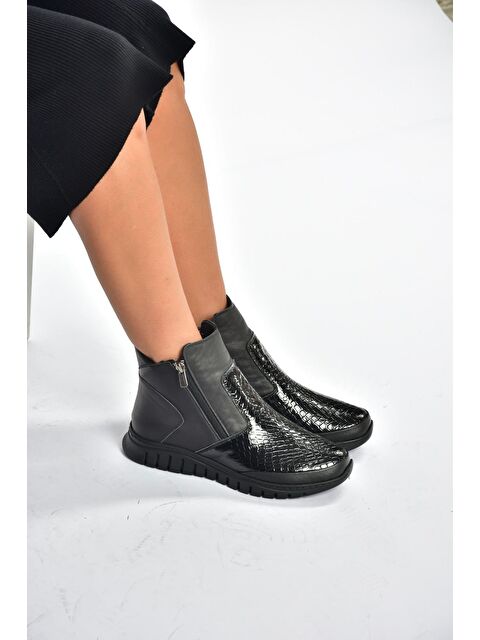 Fox Shoes Siyah Kadın Bot V555709303 - S000464354-19351