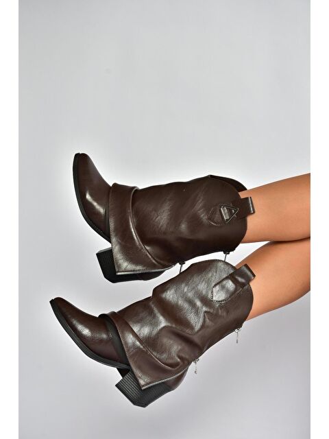 Fox Shoes Kahverengi Kadın Bot V973601009 - S000464394-19413