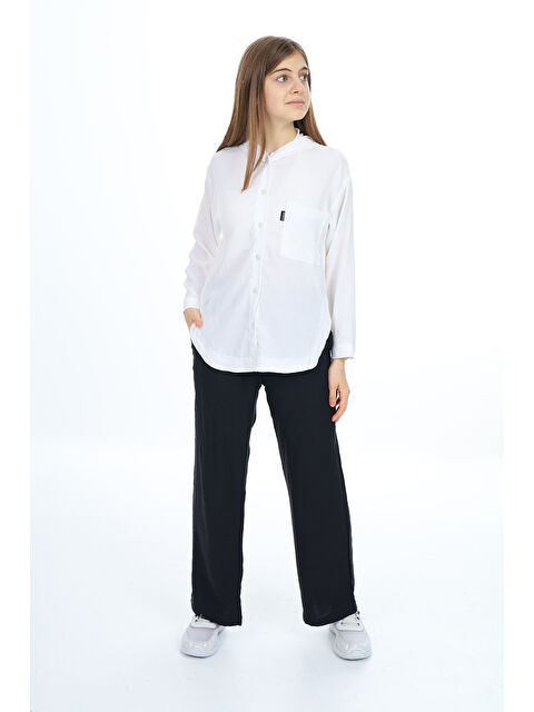 angelos Kız Çocuk Kapüşonlu Gömlekli Takım Px309 - S000323945-20063