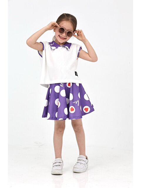 Tofisa Kız Çocuk Mor Etekli Takım - 27220 - S000457238-20042