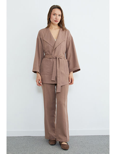 Fullamoda Fullamodest Beli Kuşaklı Çimalı 2 Li Takım