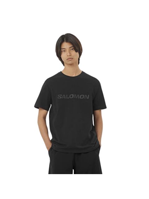 Salomon Salomon Logo Erkek Siyah Tişört - S000489392-19351