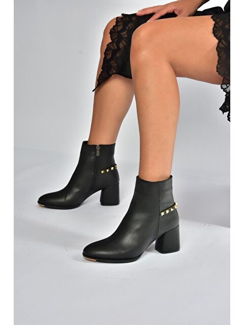 Fox Shoes Siyah Kadın Bot V848241409 - S000464404-19351