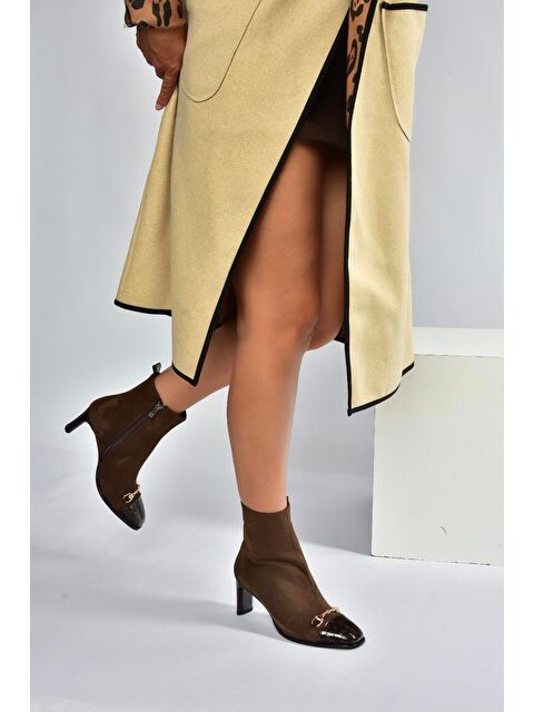 Fox Shoes Kahverengi Kadın Bot V820284602 - S000464399-19413