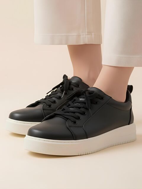 marinarosse Garantili Aris Siyah Günlük Ortopedik Kadın Sneaker Spor Ayakkabı - S000481703-19351