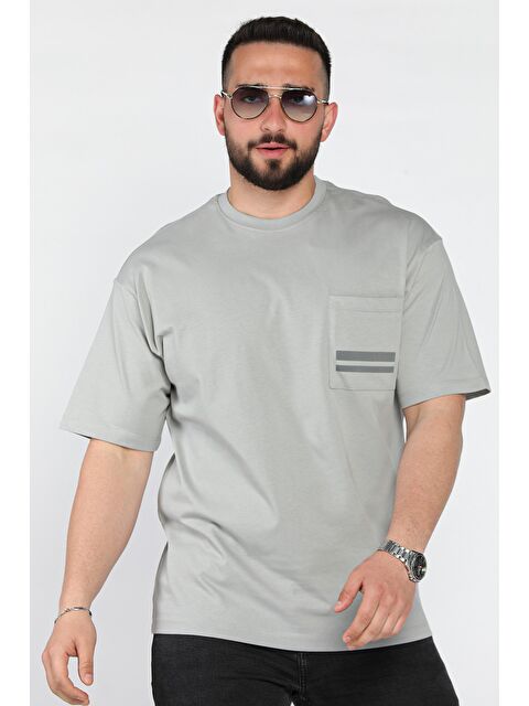 Mishar İtalia Erkek Cepli Bisiklet Yaka Tişört - S000399504-20600