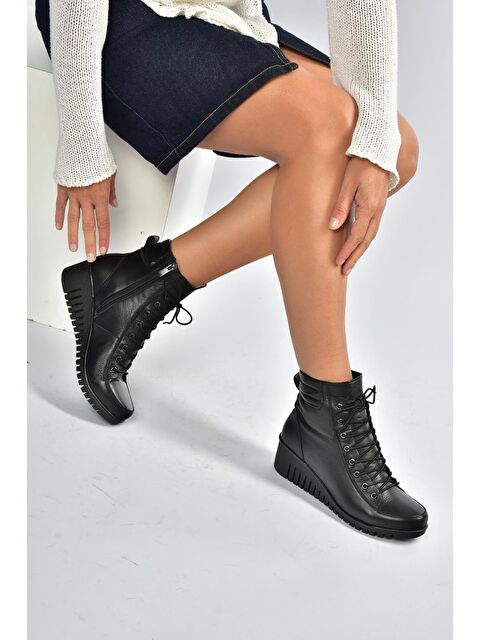 Fox Shoes Siyah Kadın Bot V324245103 - S000464411-19351