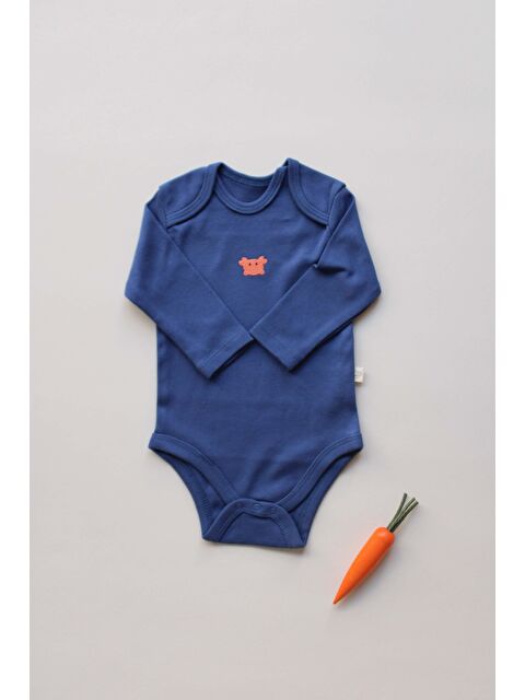 Oh La La Koala For Little Ones Yengeç Nakışlı Uzun Kollu Body