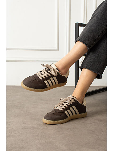 Pasyone Kahverengi Kadın Günlük Sneaker Ayakkabı - S000506002-19413