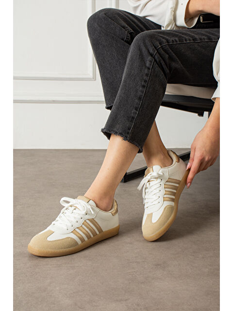 Pasyone Kahverengi Kadın Günlük Sneaker Ayakkabı - S000506002-37198