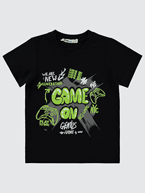 Civil Boys Erkek Çocuk Tişört 2-5 Yaş Siyah