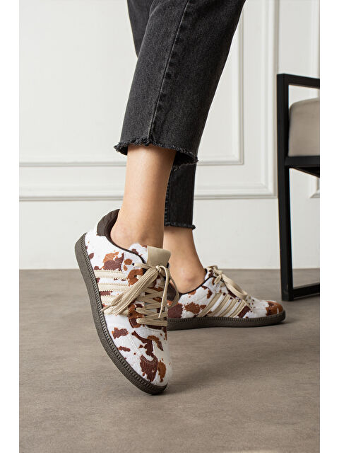 Pasyone Kahverengi Kadın Günlük Sneaker Ayakkabı - S000506002-37249