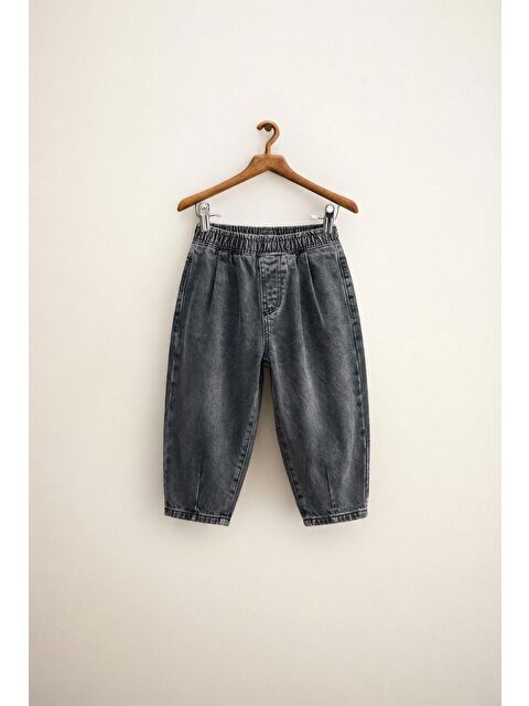 Magu Erkek Çocuk Pamuklu Antrasit Lastikli Pantolon - S000511242-29666