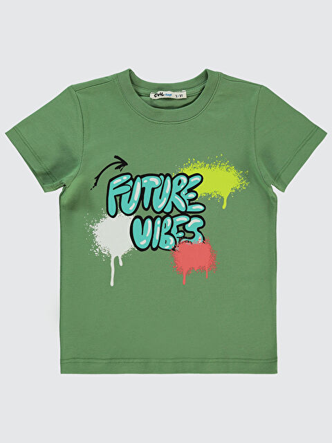 Civil Boys Erkek Çocuk Tişört 2-5 Yaş Açık Haki