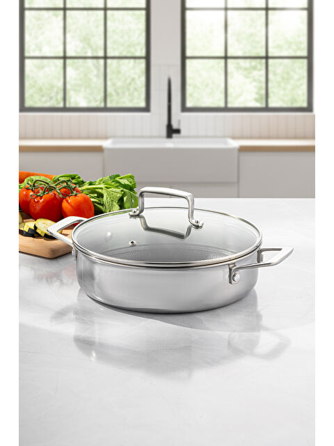 Emsan Pro Tri Ply Karnıyarık Tencere Çelik 24 cm - S000470222-18105