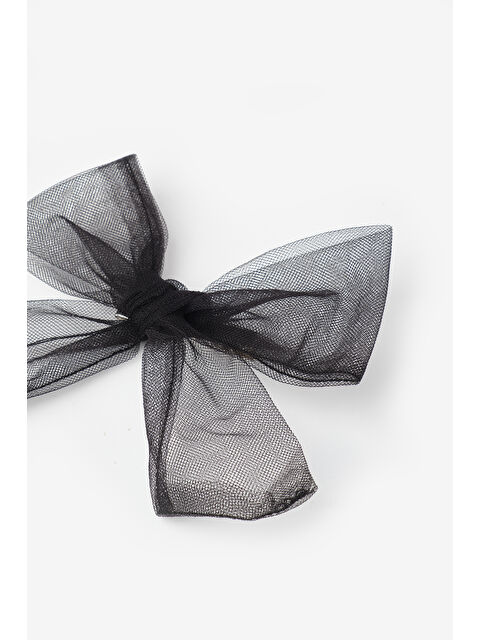 Le Mabelle Siyah Bağlama Tül Fiyonk Kız Çocuk Klips Toka - S000371882-19351