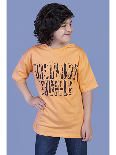 Toontoykids Erkek Çocuk Yazı Baskılı Tişört - S000358977-20013