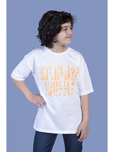 Toontoykids Erkek Çocuk Yazı Baskılı Tişört - S000358977-19965