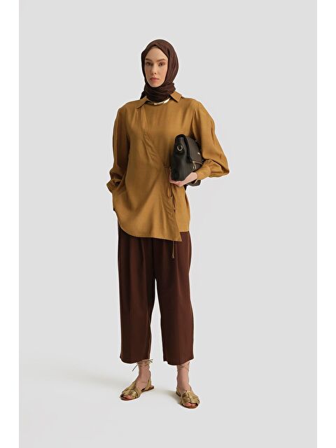 ARMİNE Anvelop Gömlek 25Y3704 Sahra - S000489405-4557