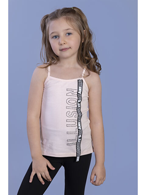 Toontoykids Kız Çocuk Illusion Baskılı Şerit Aksesuarlı Atlet - S000358979-20020