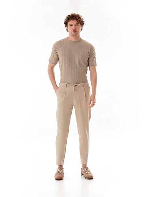 Fullamoda Beli Lastikli Bağlamalı Regular Fit Erkek Pantolon - S000380515-19928