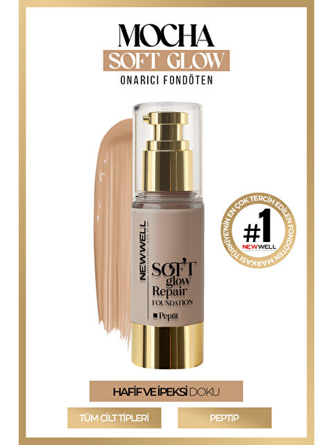 New Well Mocha Soft Glow Repair Foundation Yumuşak Işıltılı Onarıcı Fondöten 30 ML - S000504213-19413
