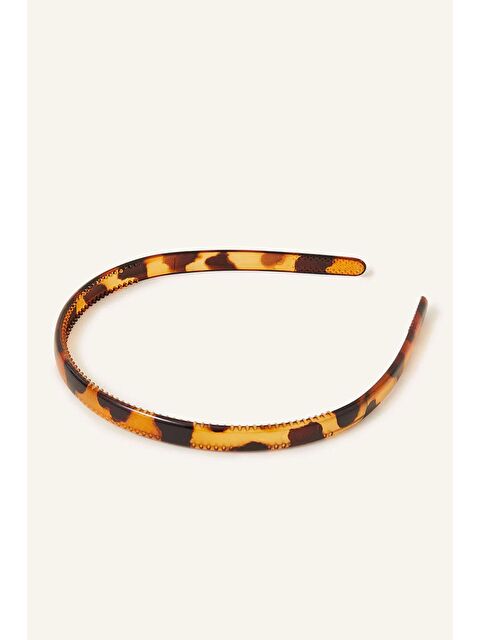 New Obsessions Midi Kaplumbağa Kabuğu Desenli Asetat Taç -1 cm - S000513732-19413