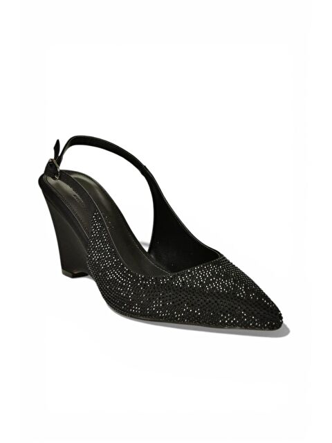 Fox Shoes Siyah Kadın Topuklu Ayakkabı Y820801204 - S000517948-19351