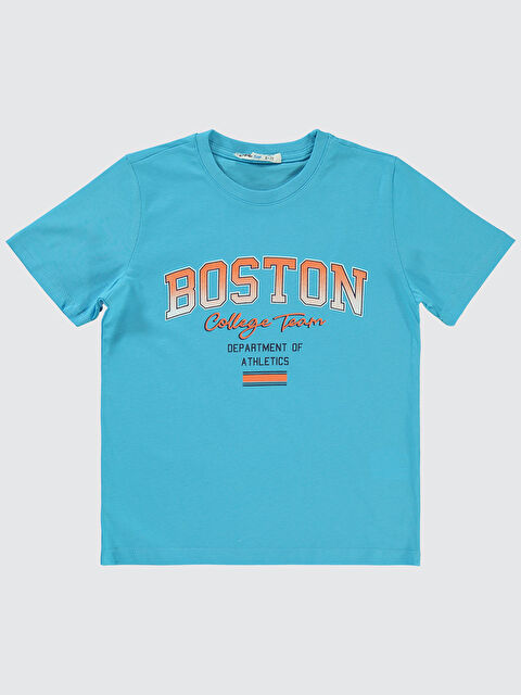 Civil Boys Erkek Çocuk Tişört 6-9 Yaş Turkuaz