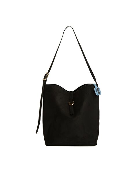 Bagmori Şişe Dipli Kemer Detaylı Süet Çanta - S000479553-19351