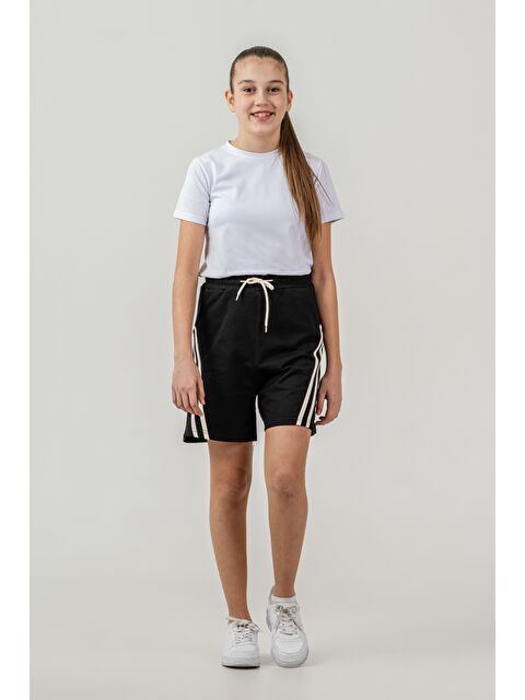 Mışıl Kids Yanlar Çift Şerit Biyeli Kız Çocuk Şort - S000513736-19351