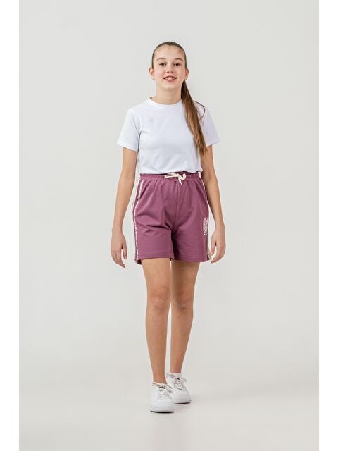 Mışıl Kids Girl Team Baskılı Yanlar Garnili Kız Çocuk Şort - S000513738-20030