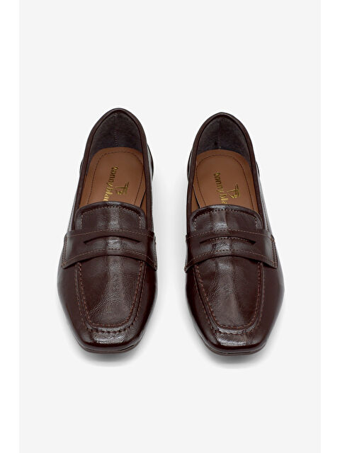 TONNY BLACK Kadın Kahve Rahat Kalıp Termo Taban Günlük Babet - S000530763-19413