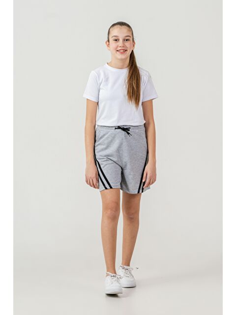 Mışıl Kids Yanlar Çift Şerit Biyeli Kız Çocuk Şort - S000513736-20600