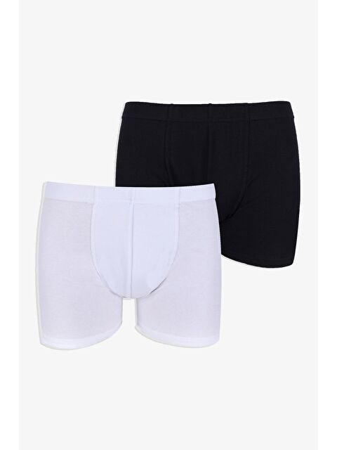 Koza İç Giyim Erkek 2 li Pamuklu Elastanlı Lastikli Boxer - S000308307-37246