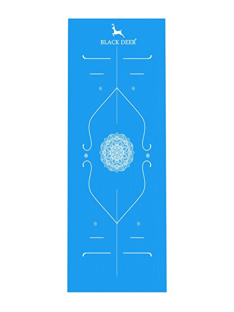 Black Deer Hizalamalı Yoga Pilates Esneme Matı Egzersiz Minderi 180x55 cm 10 mm - S000269302-17234
