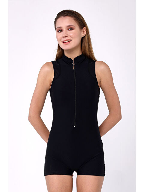 Remsa Şortlu Yüzücü Mayo Sörfçü Mayosu 2413 Siyah01 - S000497567-22238