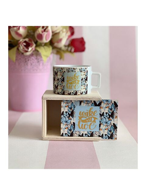 Bam Hediyelik Eşya Wake Up And Live Tasarımlı Kutulu Kupa - S000290118-23173