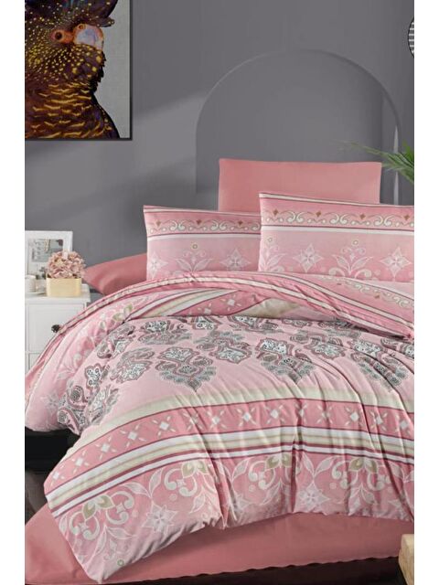 Çeyiz Diyarı Mia Çift Kişilik Nevresim Takımı Pembe - S000489462-20024