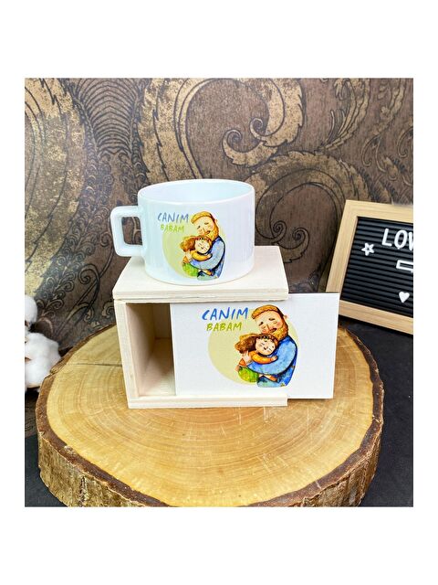 Bam Hediyelik Eşya Canım Babam Tasarımlı Kutulu Kupa - S000290130-23173